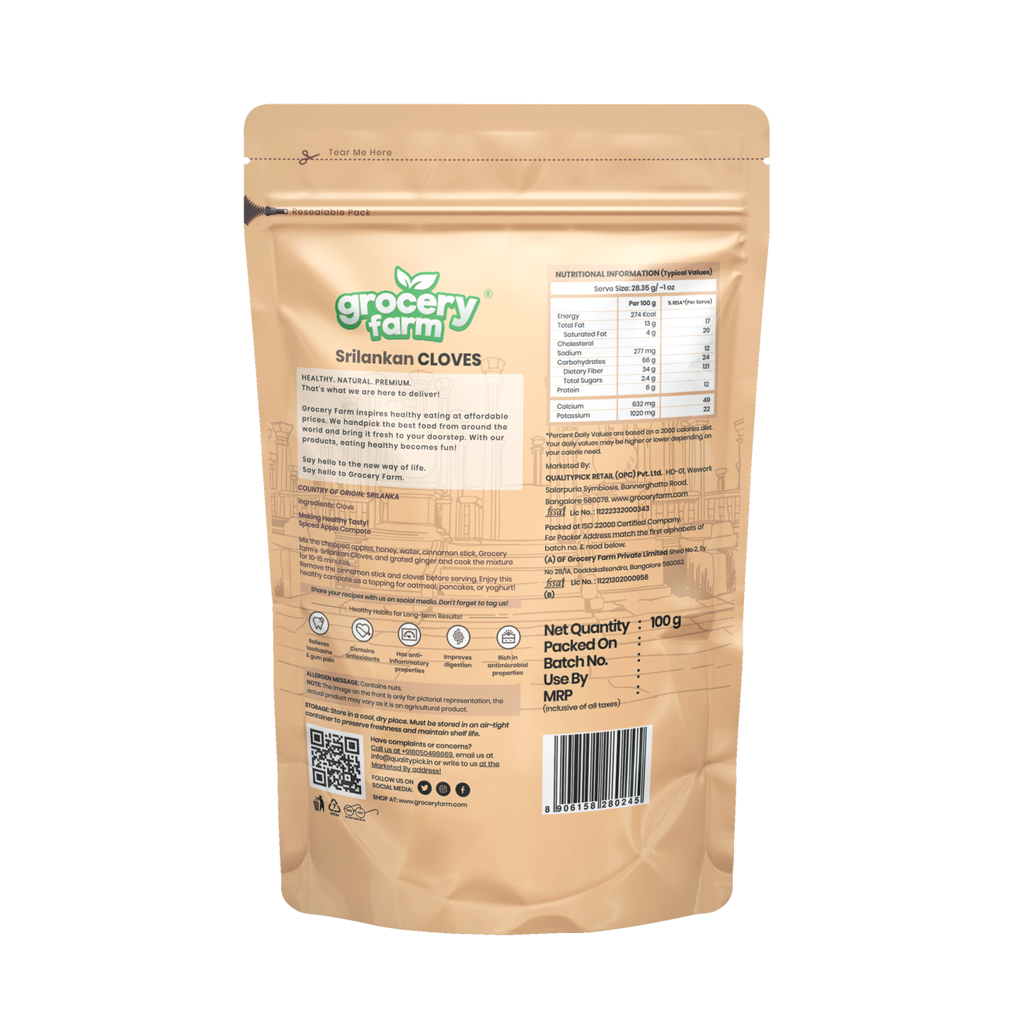 Srilankan Cloves 100g