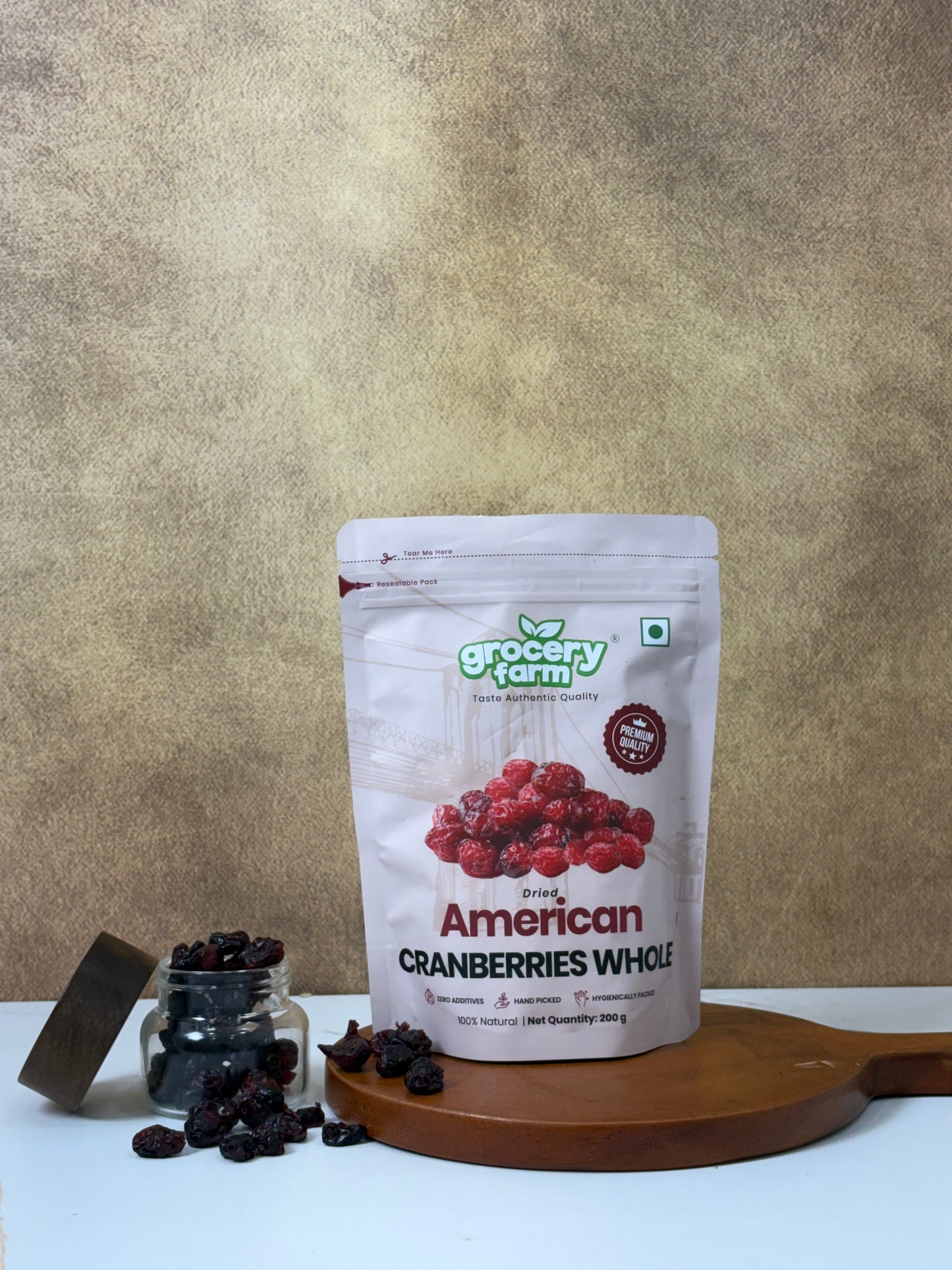 American Cranberries Whole 200g