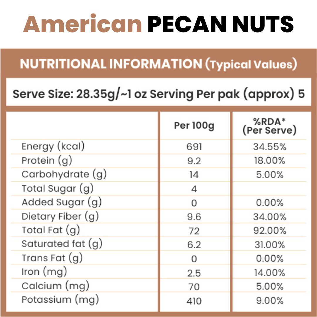American Pecan Nuts 150g