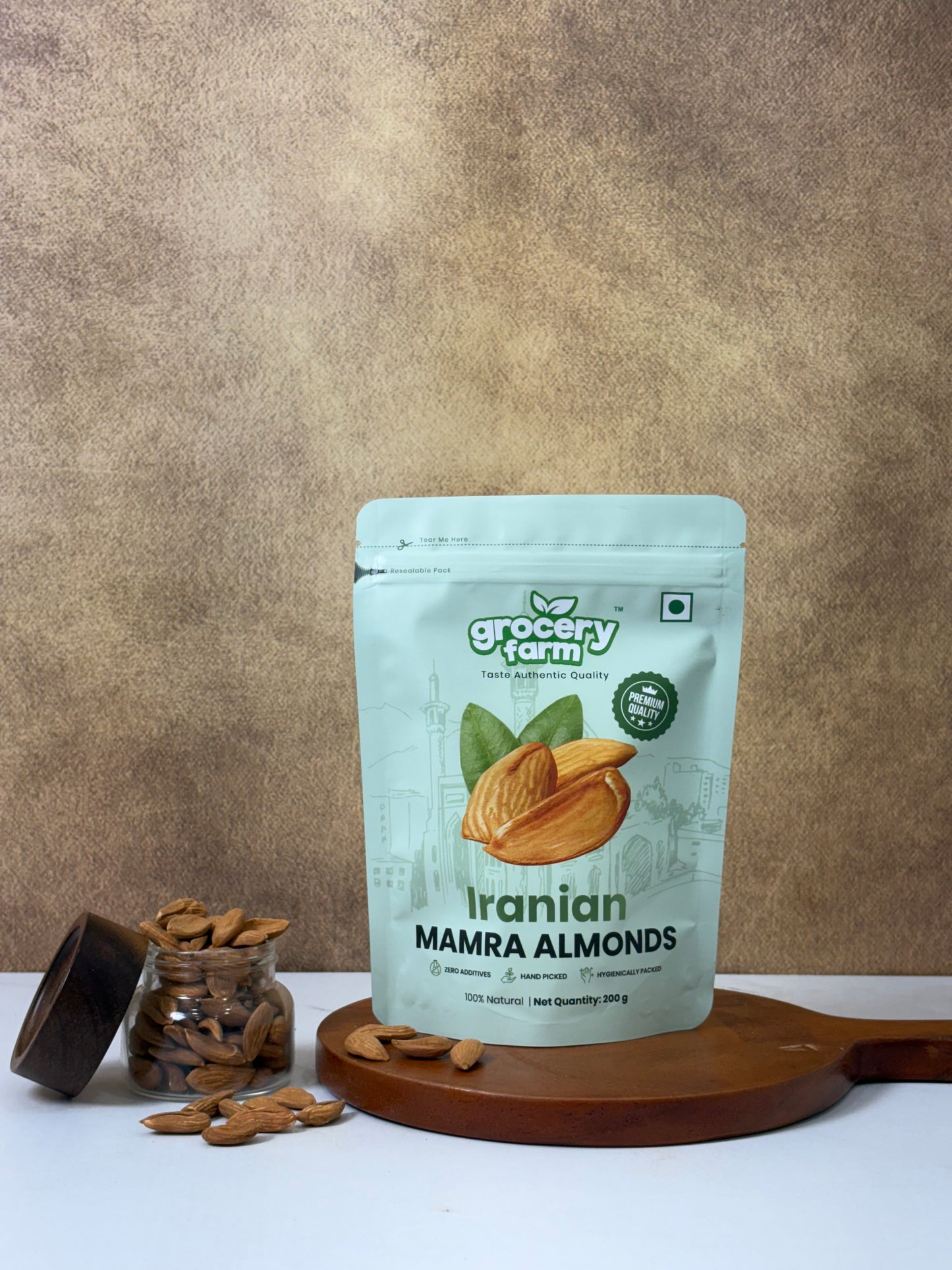 Iranian Mamra Almonds 200g