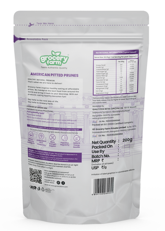 American Pitted Prunes 200g
