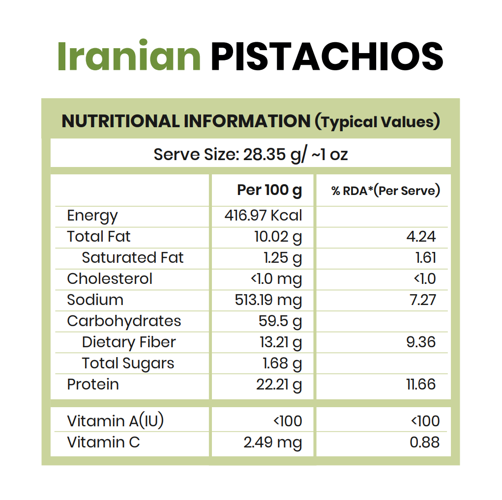 Iranian Pistachios 200g