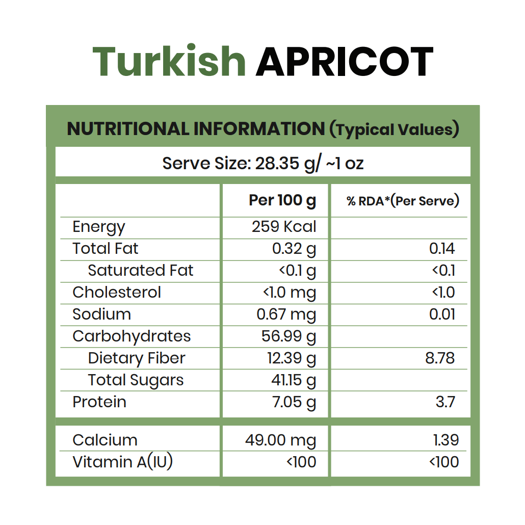 Turkish Apricots 200g