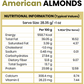American Almonds 200 g Pack of 25