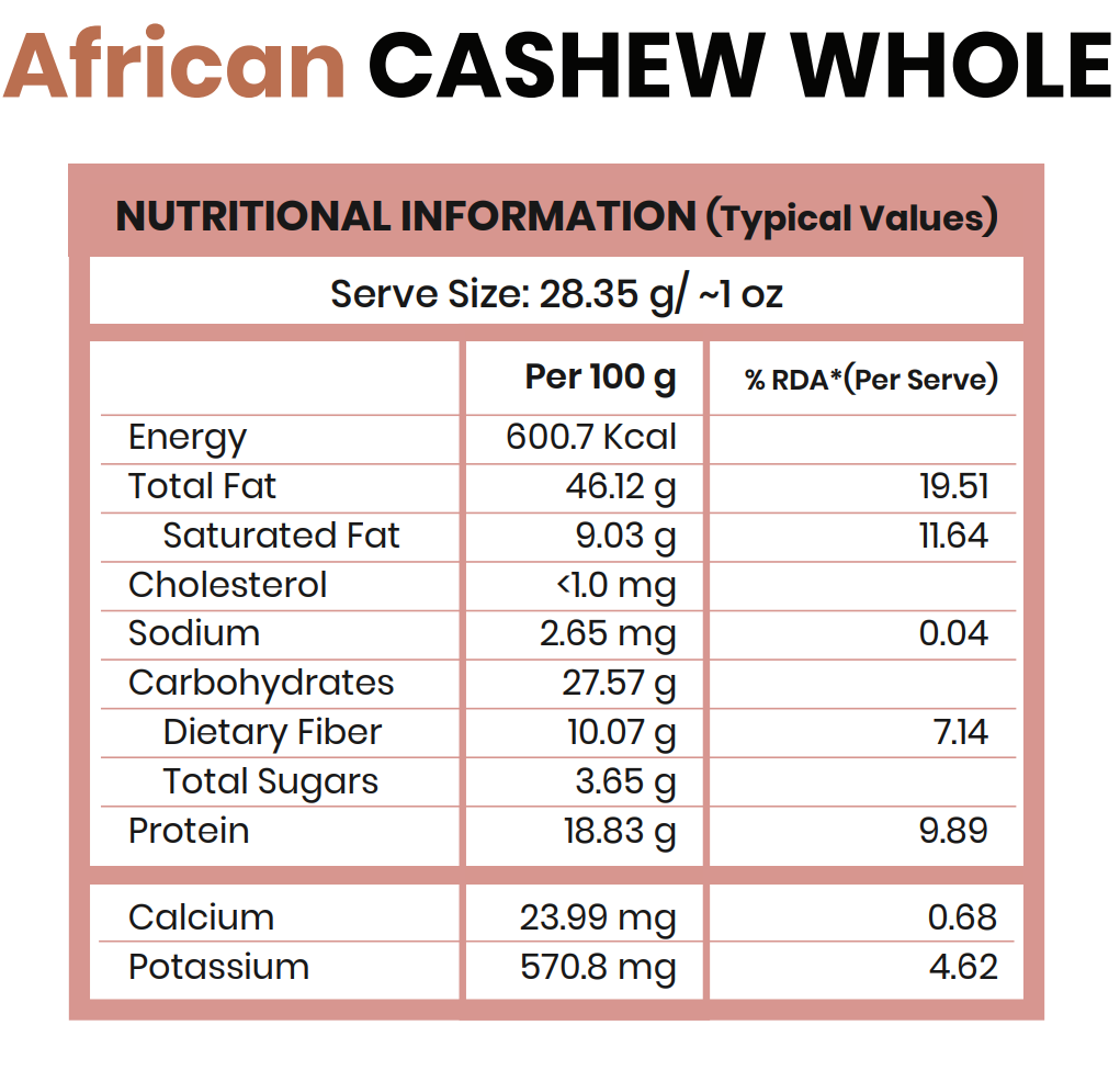 African Cashew Whole